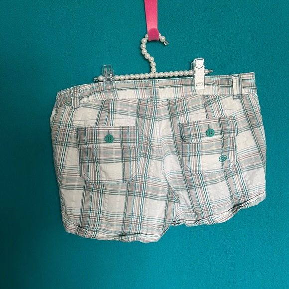 Kirra check plaid shorts 9 - Picture 4 of 6